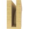 Ekena Millwork 3"W x 18"D x 6"H Thin Huntington Rough Cedar Woodgrain TimberThane Corbel, Primed Tan CORUR03X18X06HUNRCPR - alternate 2